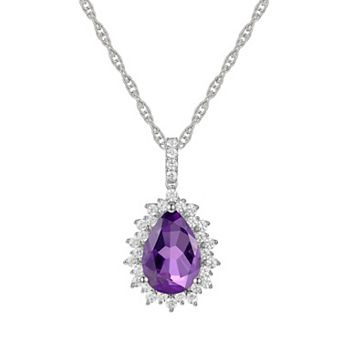 MASTERPIECE Sterling Silver Amethyst Pendant