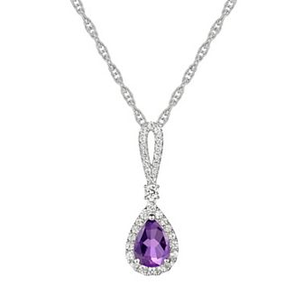 Sterling Silver Amethyst Pendant