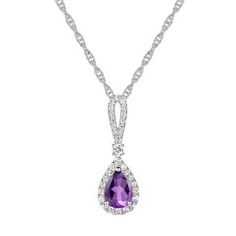 MASTERPIECE Sterling Silver Amethyst Pendant