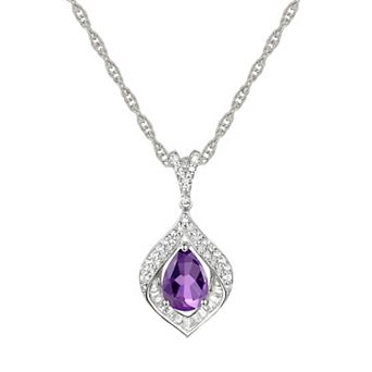 MASTERPIECE Sterling Silver Amethyst Pendant