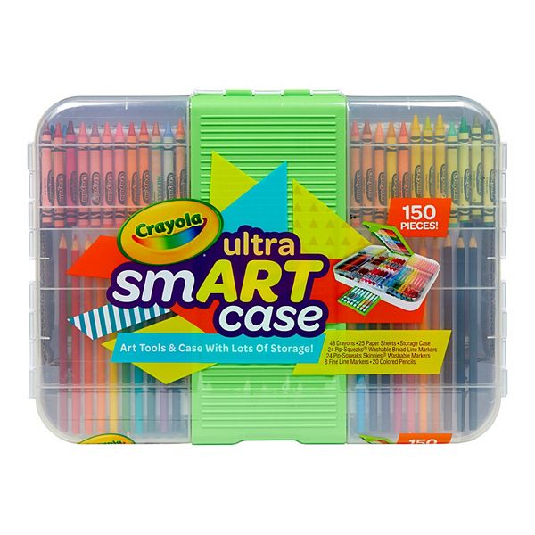 Crayola 150-Piece Ultra smART Case