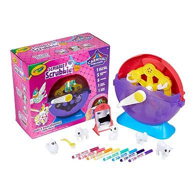 Crayola Scribble Scrubbie Pets Spin & Wash Carnival Playset