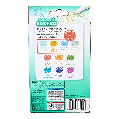 Crayola 10-ct. Colors of Kindness Fine Line Washable Markers