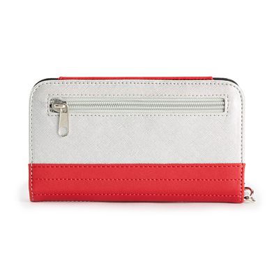 Peanuts Snoopy Woodstock Silver-Red Tech Wallet