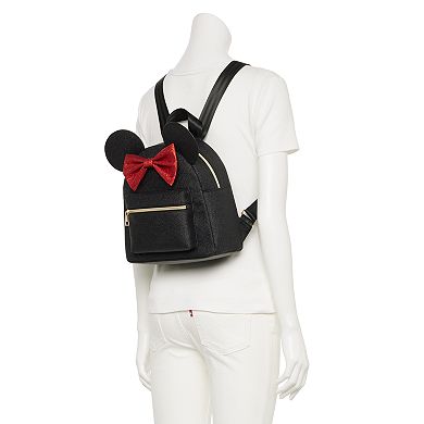 Disney's Minnie Mouse Women's Bow & Ears Sparkle Backpack