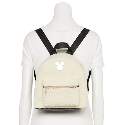Disney Mickey Mouse White Mini Backpack Gift Set LOUNGEFLY X COLLECTORS OUTLET EXCLUSIVE DISNEY PEARL MICKEY  main image 3