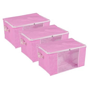 Clothes Organizer Comforters Storage Bag Clothing Storage Box, 3 pc