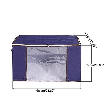 2pcs Clothes Storage Bags, Storage Bins Foldable Closet Organizers