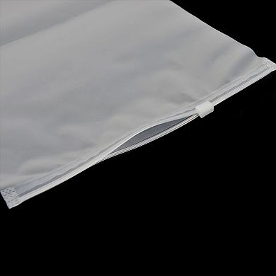 Travel Clothes Coat Garment Plastic Watertight Storage Bag Organizer 5pcs Clear No Size