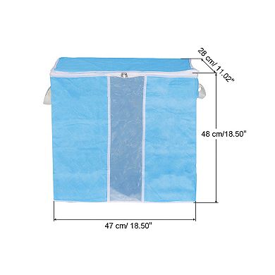 Clothes Storage Bag Closet Organizer for Comforters Blankets, 6pcs