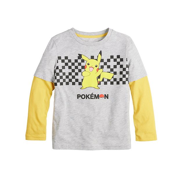 Boys 8-20 Pokemon Pikachu Grid Sweatshirt