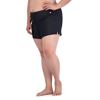 Plus Size ZeroXposur UPF 30+ Action Swim Shorts