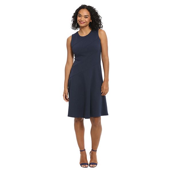 Women's London Times Sleeveless Fit & Flare Dress