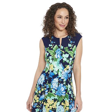Women's London Times Floral Fit & Flare Dress