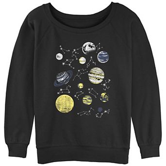 Juniors' Planets & Zodiac Star Constellations Slouchy Terry