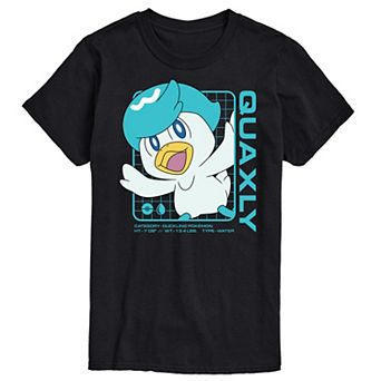 Men's Pokemon Quaxly Stats Graphic Tee