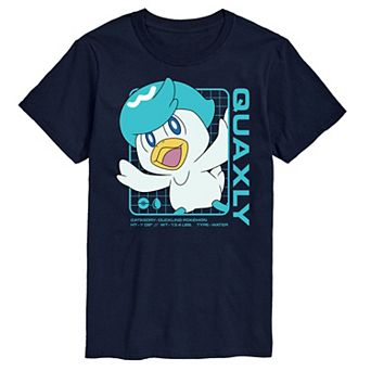 Men's Pokemon Quaxly Stats Graphic Tee