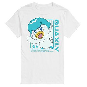 Men's Pokemon Quaxly Stats Graphic Tee