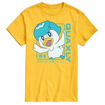 Men's Pokemon Quaxly Stats Graphic Tee