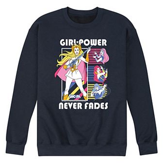 Men's She-Ra Girl Power Never Fades Graphic Fleece Pullover