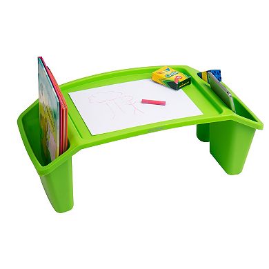 Mind Reader Sprout Collection Portable Desk / Breakfast Tray with Side Storage Pockets