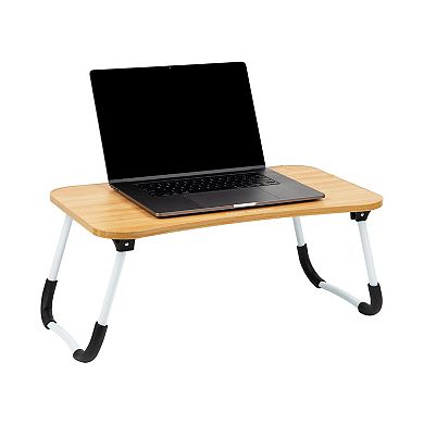 Mind Reader Woodland Collection Portable and Collapsible Laptop Desk / Breakfast Table