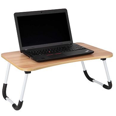Mind Reader Woodland Collection Portable and Collapsible Laptop Desk / Breakfast Table