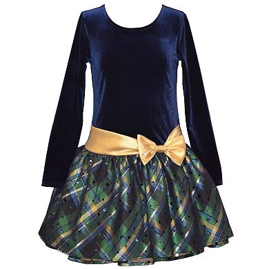 Girls 4-20 Bonnie Jean Sparkle Dress in Regular & Plus Size