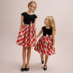 Kohls girls red clearance dress