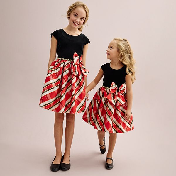 Girls plus outlet size holiday dresses