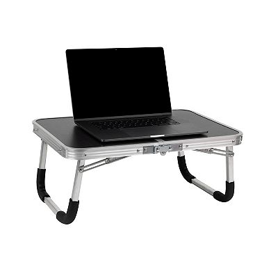 Mind Reader Woodland Collection Portable and Collapsible Laptop Desk / Breakfast Table