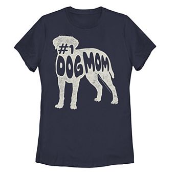 Juniors' A Dog's Purpose Number 1 Dog Mom Graphic Tee