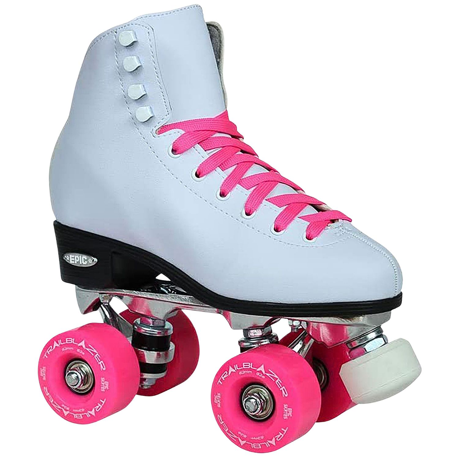 Epic Skates Princess Quad Roller Skates White/Purple Youth 1