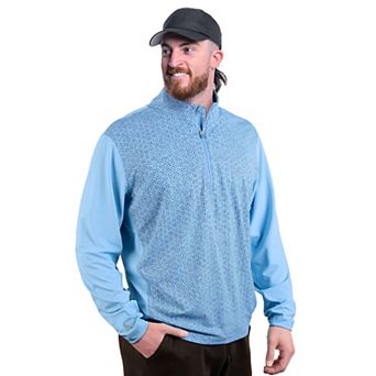 Men's Antigua Filter Quarter Zip Mock Pullover