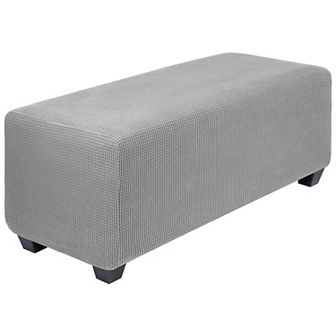 Stretch Stool Cover Slipcover Furniture Covers Fit for Length 102-114cm