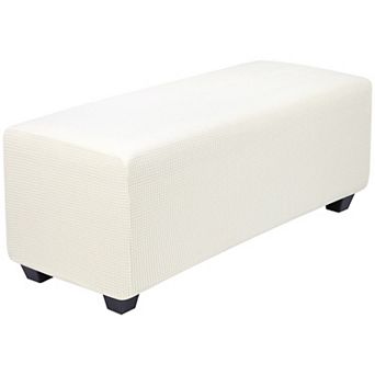 Stretch Stool Cover Slipcover Furniture Covers Fit for Length 102-114cm
