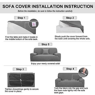 Stretch Chair Sofa Covers Couch XL Slipcover Four Seater