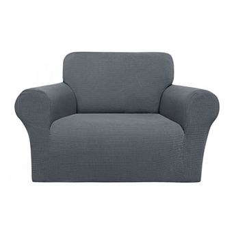 Stretch Sofa Slipcover with Elastic Bottom, 1 pc Sofa Cover for 1 Seater