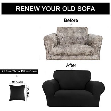 Stretch Spandex Armchair Sofa Slipcover