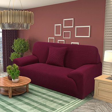 Jacquard Sofa Covers Stretch Thick Couch Slipcover Four Seater