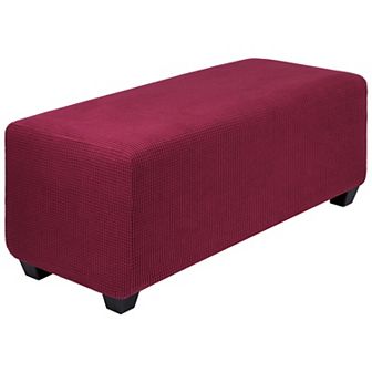 Stretch Stool Cover Slipcover Furniture Covers Fit for Length 51-76cm