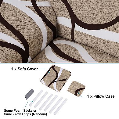 Stretch Sofa Slipcover Elastic Sofa Cover Chair Furniture Slipcovers Floral Couch Cover