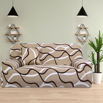 Stretch Sofa Slipcover Elastic Sofa Cover Chair Furniture Slipcovers Floral Couch Cover