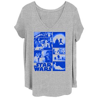 Juniors' Plus Size Star Wars Empire Strikes Back Scenes Graphic Tee