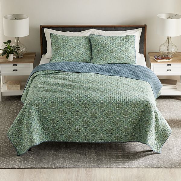 Sonoma Goods for Life Heritage Reversible Cotton Full/Queen Quilt Set,  Heirloom