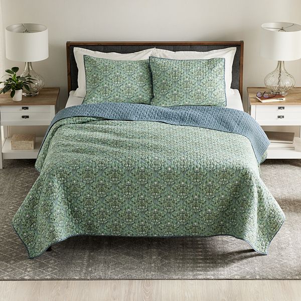 Sonoma Goods For Life® Solid Cotton Bedspread or Sham, Med Green, Std Sham  - Yahoo Shopping