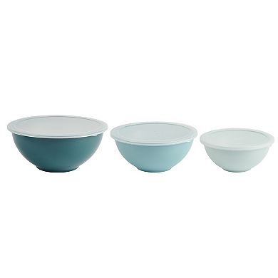 Food Network™ 3-pc. Melamine Bowls with Lids Set