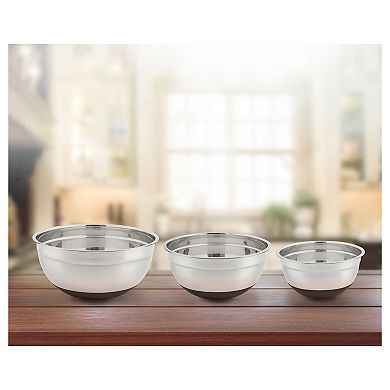 Food Network™ 3-pc. Metal Mixing Bowl Set