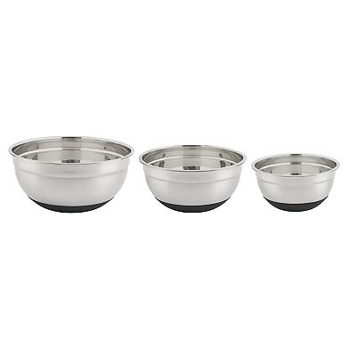 Food Network™ 3-pc. Metal Mixing Bowl Set