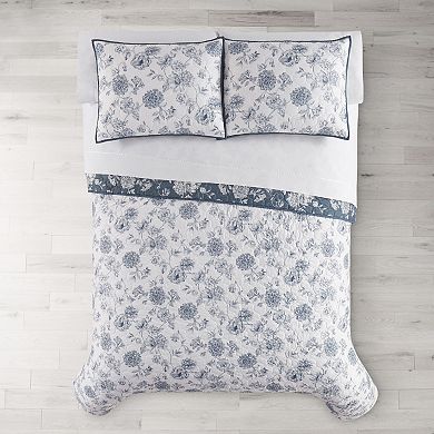 The Big One® Eliana Floral Reversible Quilt Set
